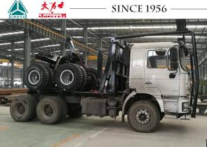 Quality Mercedes Log Loader Trailer 60000 Kgs Payload For Wood Transportation wholesale