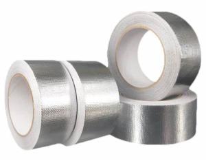 Quality HVAC Aluminum Fiberglass Insulation Tape Silver Aluminum Foil Tape wholesale