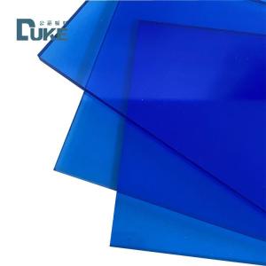 Quality Unbreakable Translucent Light Blue Colored Cast Plexiglass Sheet wholesale
