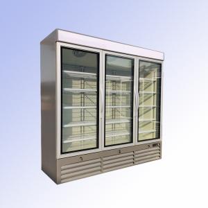 Quality Triple Door Commercial Upright Merchandiser Freezer 220V 50H 1380L Display Volume wholesale