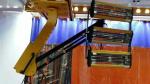 Commercial Vehicle Spray Booth Ceiling Installed Red Infrared Lamp 3300W