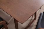 European Style Wood Furniture Square Dining Table