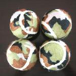 Small Pet Tennis Balls made by natural rubber