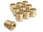 1/8" x 1/4" Brass Hex Bushing, Female Pipe x Male Pipe, NPT