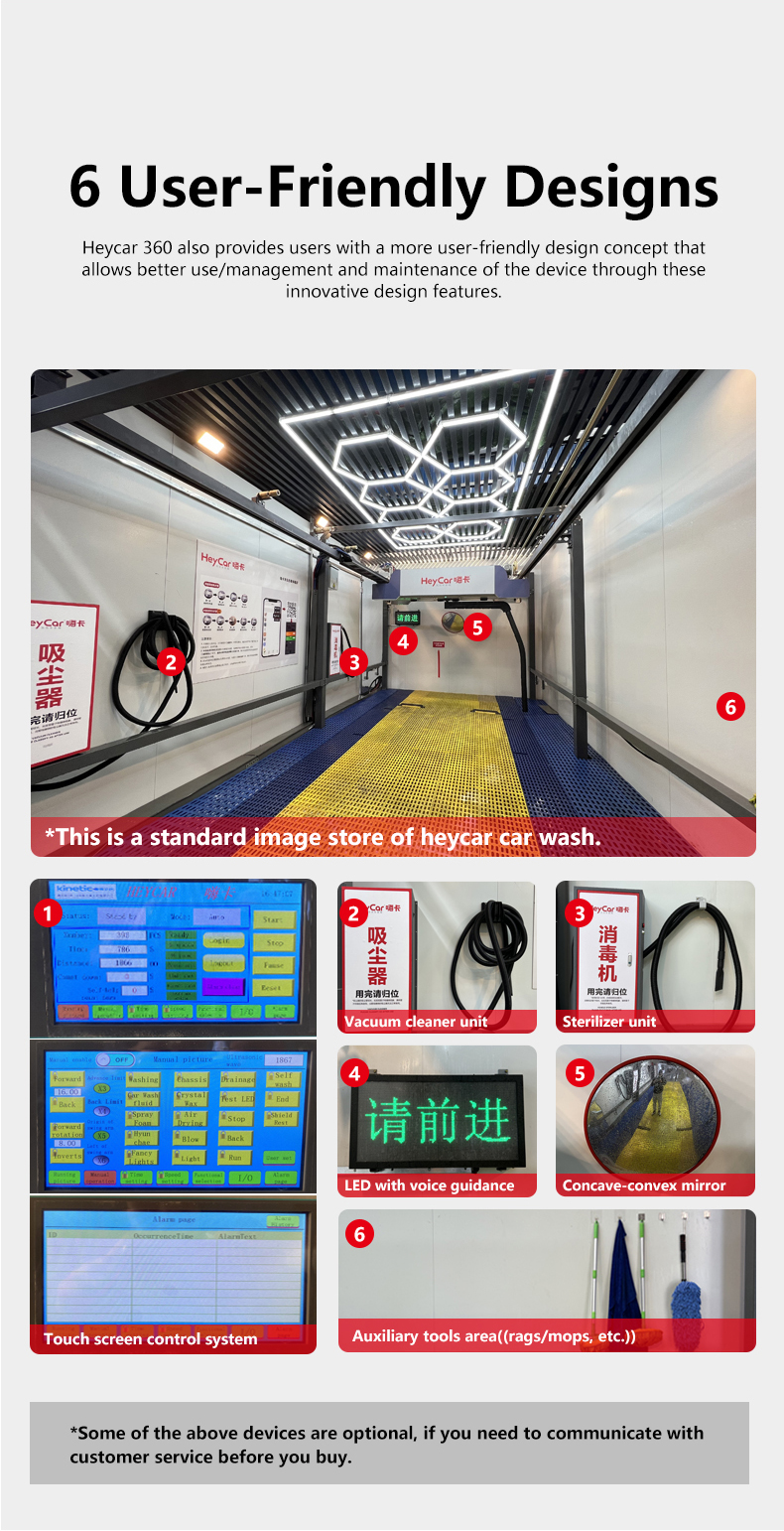 Customizable Options Car Cleaning with PLC Control Washing System General Models Automatic Car Wash Machine