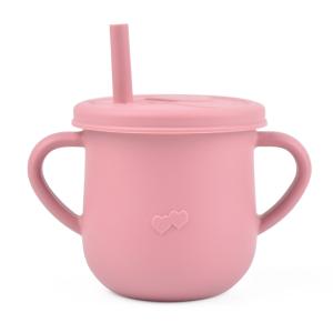 Quality Toddlers Babies Silicone Water Cup Customized Silicone Products Pink wholesale