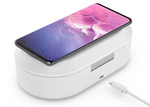 Quality Wireless 15W 5V 2A ABS Cell Phone Sanitizer Charger wholesale