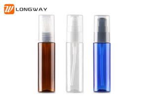 Quality 30ml clear plastic PET bottle with PP treatment pump dispenser for lotion cream bottle wholesale