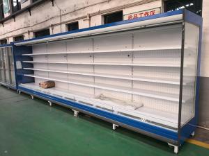 Quality Slim Vertical Open Display Fridge 404A Refrigerant Remote Adjustable wholesale