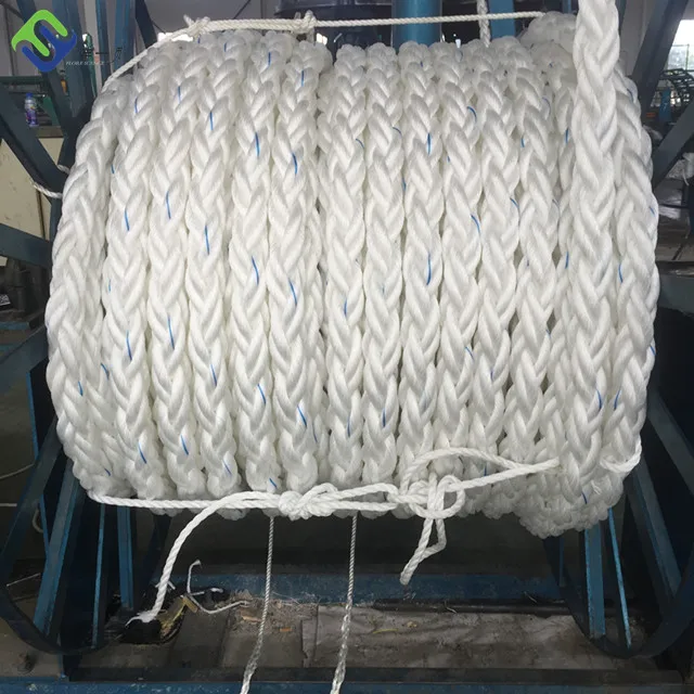 120mm Diameter PP Marine Rope 8 Strand Polypropylene Rope For Tug And Boat