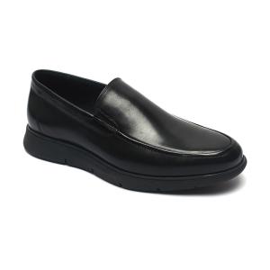 Quality Black Anti Odor Mens Breathable Genuine Leather Shoes wholesale