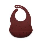 Washable Feeding satin touch Baby Silicone Bib Adjustable Neck Strap