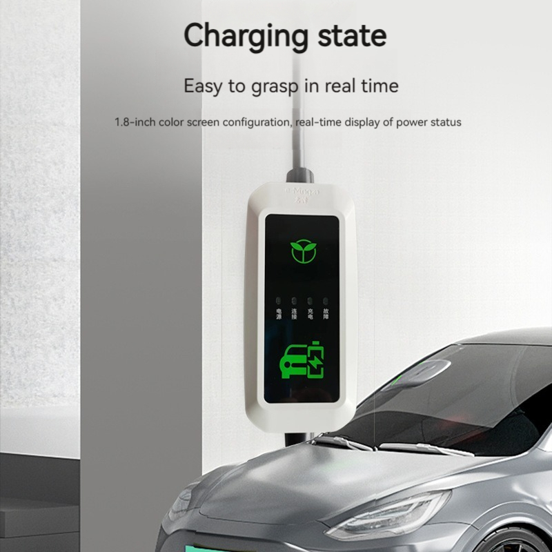 Undervoltage protection e-mingze 7KW Fast AC EV Charger 1-Phase Car Charging Station with 32A Output Current 3.5KW Power Output for US