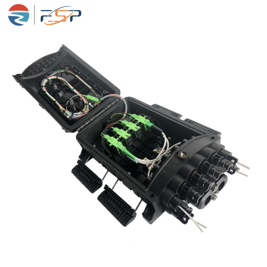 FTTH Aerial Application Fiber Optic Termination Box IP65 with 8 Cores Wall Pole Mount