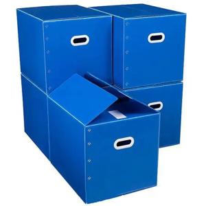 China Pp Foldable Corrugated Plastic Box Lightweight Custom Packaging Shipping on sale