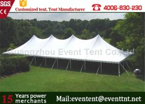 Quality Instant Canopy High Peak Tent Aluminum Frame Material With Flowers Decoration wholesale