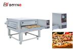 Gas Commercial Pizza Oven Stainless Steel Hot Air Conveyor Low Comsuption