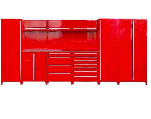 Cold Rolled Steel Tool Box Set for Auto Repair in Heavy Duty Tool Cart Trolley
