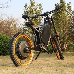 Quality 8000W Powerful Electric Bicycle , Fully Suspended Mountain Bike With 750C Color Display wholesale
