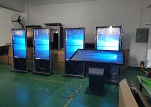 Quality Aesthetic 75 85 Inch Touch Screen Advertising Kiosk Floor Stand wholesale