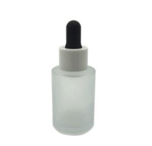 Quality Frosted White Essential Oil Dropper Bottles Nontoxic K1004 15ml 30ml wholesale