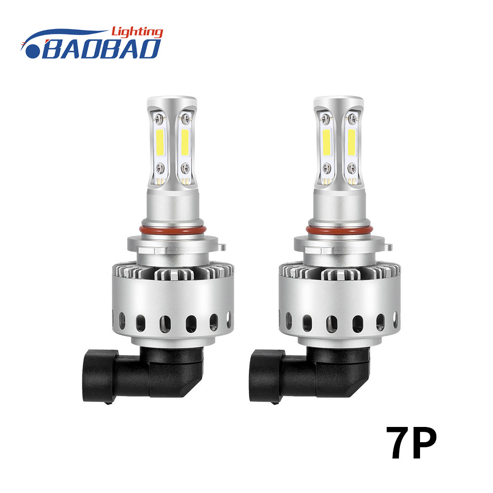 7P 45W 6000Lumen high power all in one canbus car led headlight