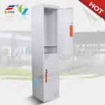 Two steel door cabinet steel locker FYD-G002,CRS 0.7 mm thickness material,KD