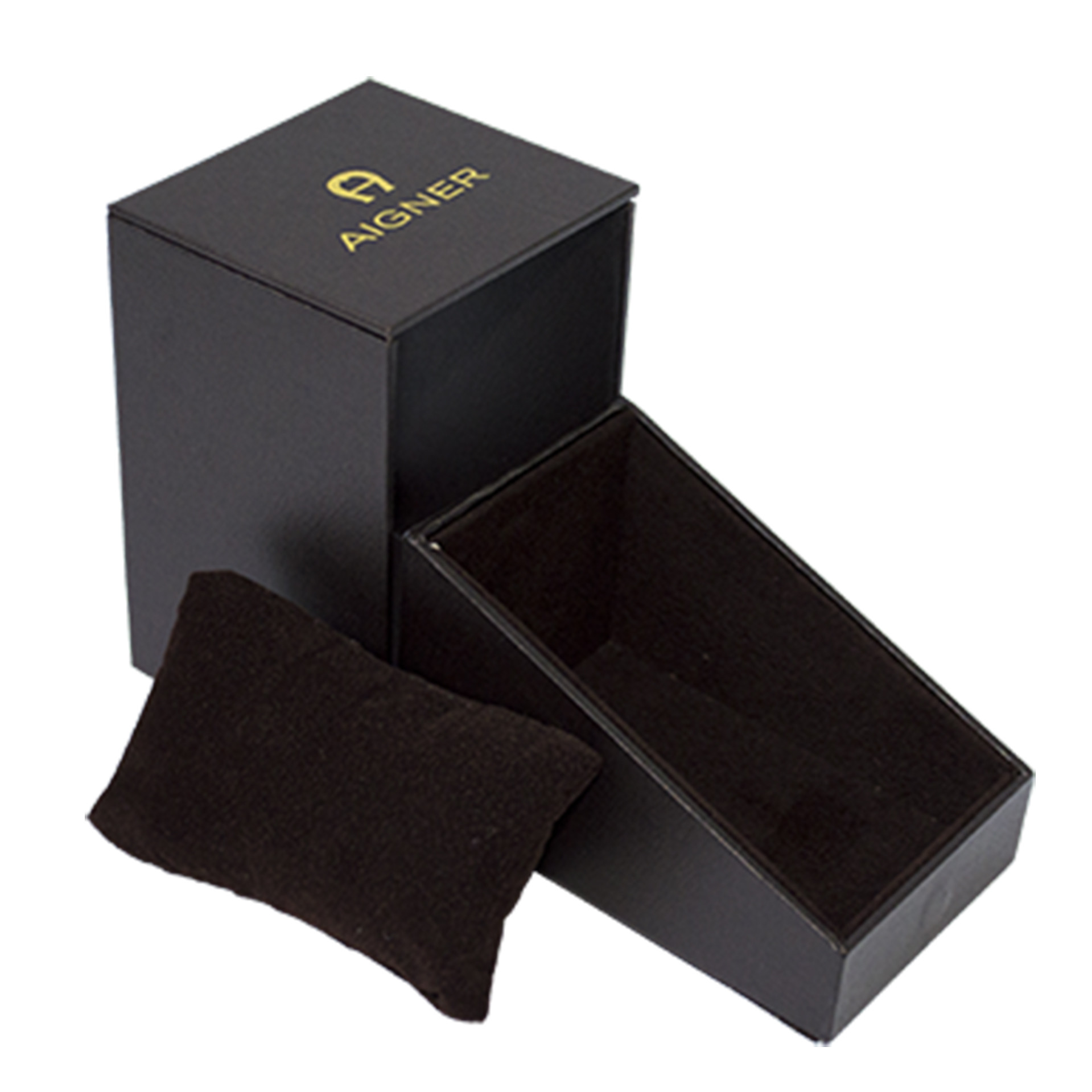 CMYK Watch Box Gift Packaging Khaki Wrist Lid And Bottom Box OEM ODM