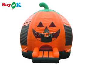 Quality Halloween Pumpkin 0.55mm Inflatable Bouncy House wholesale