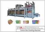 Bottle Carton Case Packer Machine For Lubricating Oil / Aerosol Products Filling