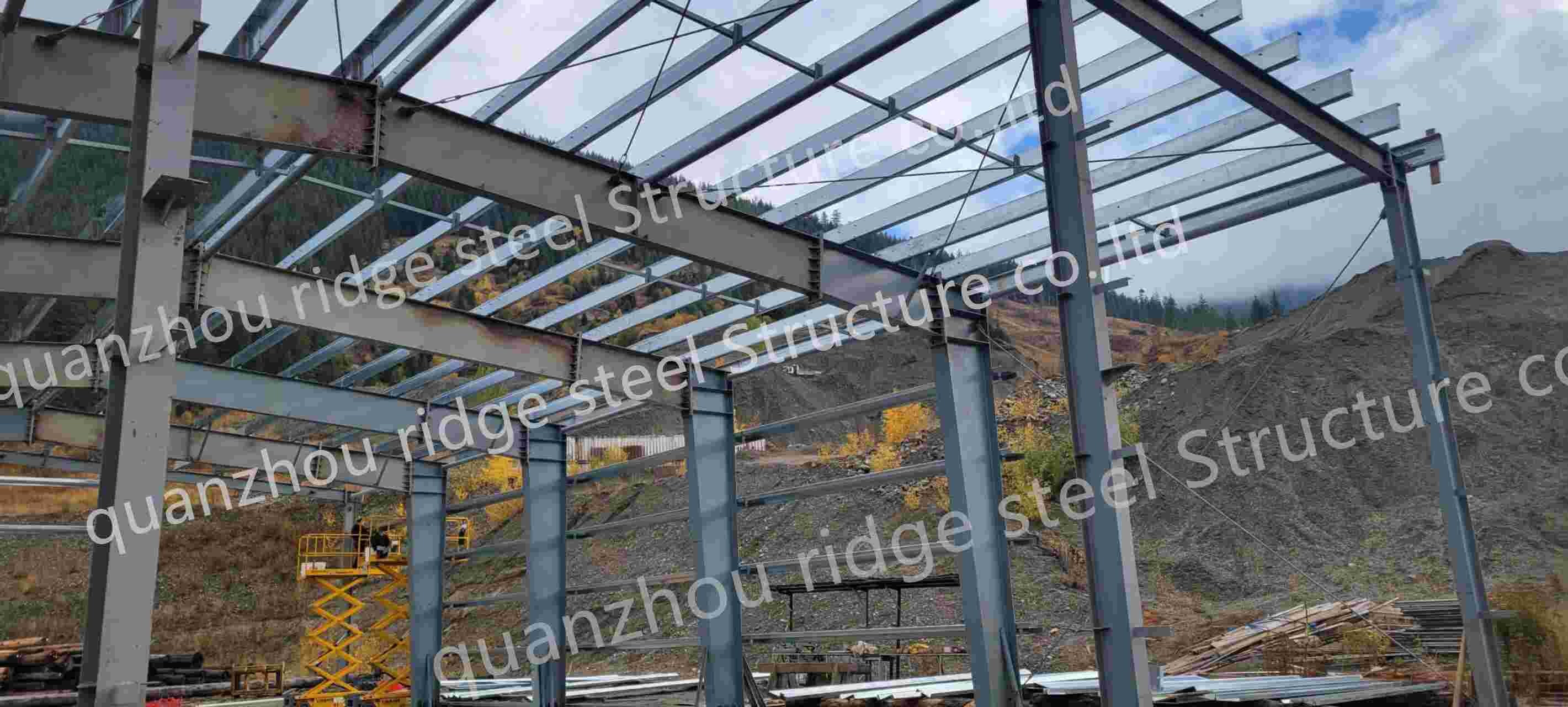 Economical Hangar Steel Building Construction Warehouse Steel Structure Hurricane Proof