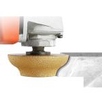 10mm 15mm 20mm Quartz Grinding Vacuum Brazed Diamond Cup Wheel Dia 75mm