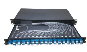Quality PLC Fiber Optic Splitters ODF Patch Panel 1x64 2x64 Fiber Optic Distribution Unit wholesale