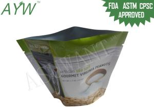 Quality Stand Up Zipper Food Packaging Bags Resealable Biodegradable For Snacks Storage wholesale
