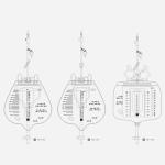 Accurate Measurement Urine Meter Drainage Bag 3100ml Foley Catheter Bag