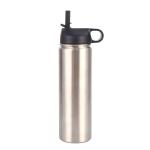 OEM Double Wall Sport Stainless Steel Water Bottle With Straw 350/550/750/960