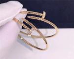 C nail Earrings 18k gold white gold yellow gold rose gold bracelet Jewelry