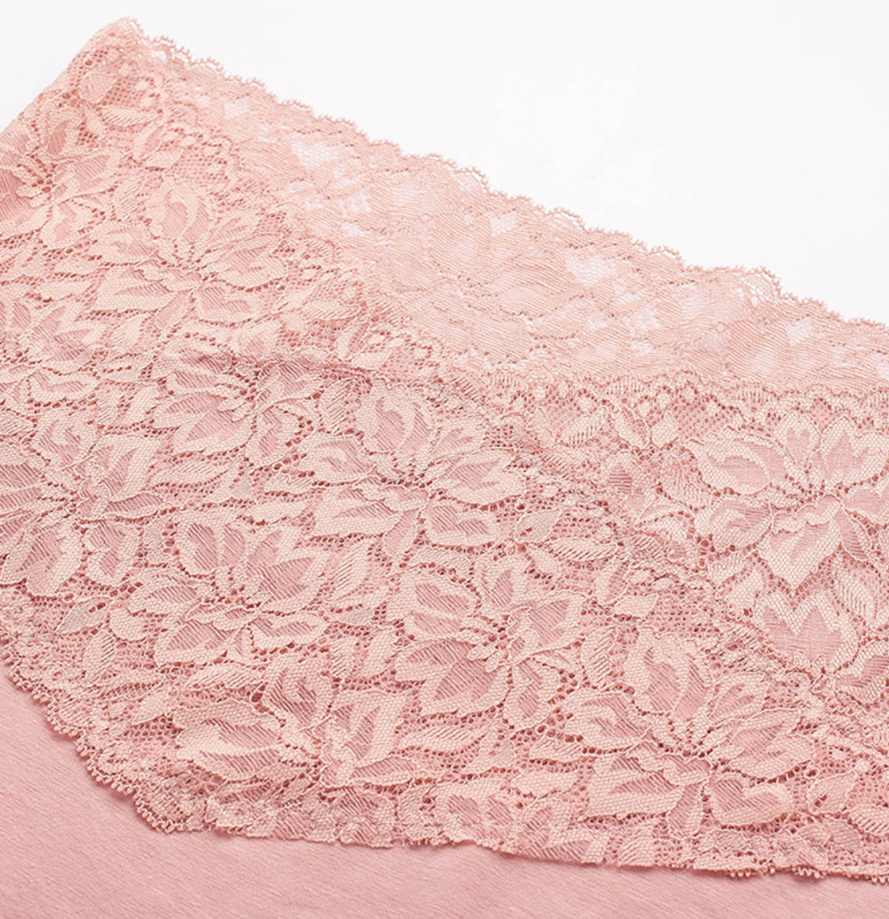 Sexy High Waist Womens Underwears Plus Size Lace Design Cotton Undies Shape-Shaping Panties