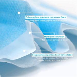 Quality Breathable Disposable Surgical Mask , Lightweight Medical Isolation Face Masks wholesale