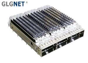 Quality Drawing 3 Port Sfp Module Cage Pinout With Heat Sink REACH And UL Certification wholesale