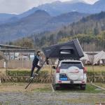 4 Person Pickup Canopy Aluminum Hard Shell Car Roof Top Tent For Camping