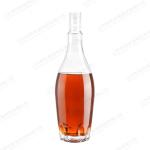 Glass Collar Vase Shaped Bottle 500ml 750ml 1000ml for Water Wine Spirits Brandy