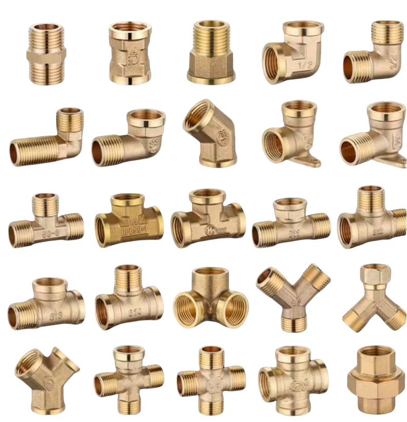 C10200/C11000/C12000/C12200/TU1/TU2/T2 Compatible Custom All-thread Copper Tub Faucet with Round Head and Quick Connector
