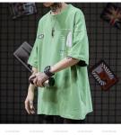 ODM 100% Cotton Streetwear Shoulder T Shirts 3XL Fashion Custom Printing
