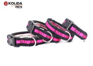 Quality Soft Liner Nylon Dog Collars Padded Airmesh For Small / Medium / Large Dogs wholesale
