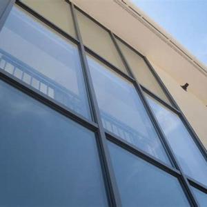Quality 79% Solar Glass Curtain Wall System Architectural Curtain Wall Windows Residential Heat Dissipation Commercial Exterior Glass Walls wholesale