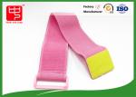 Wide 50mm Pink Elastic Unnapped Reflective Straps With Cinch