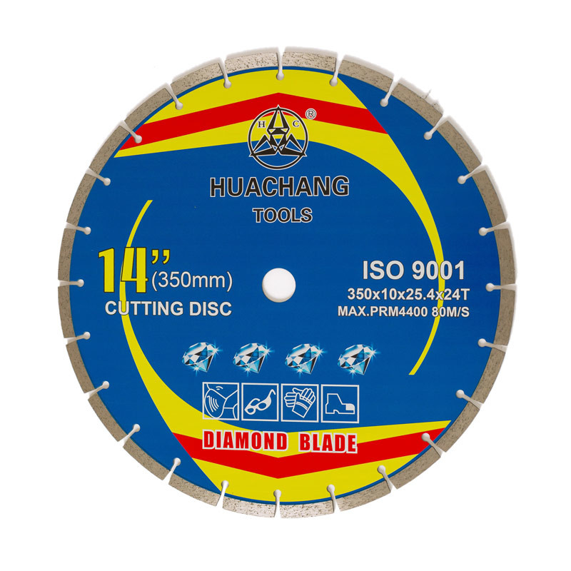 14 Inch Diamond Concrete Saw Blade 350mm Diamond Cutting Disc For Metal