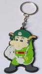 Cute Pvc Rubber Keychain For Kids , Any Shape 3d Keychains Custom