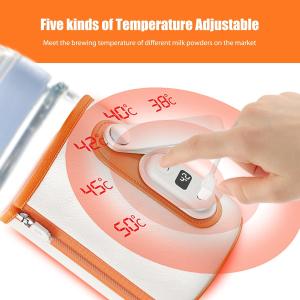 Quality USB Baby Temperature Control Bottle Warmer LCD Display For Formula wholesale